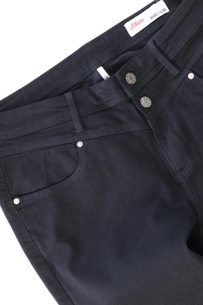 s.Oliver Hose Gr. 40/L30 schwarz aus Baumwolle