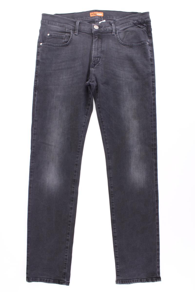 Emilio Adani Straight Jeans für Herren Gr. W34/L32 neuwertig grau aus Baumwolle