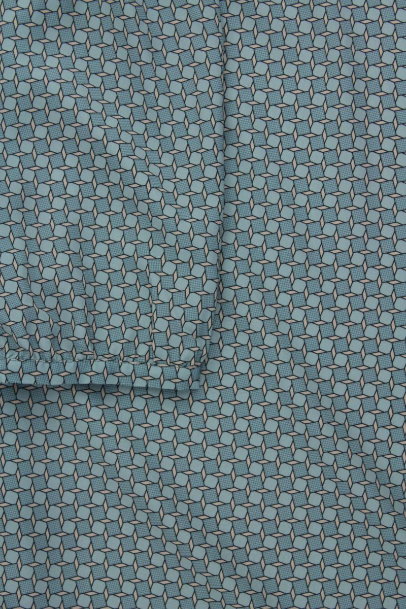 Thom by Thomas Rath Midikleid Gr. 42 geometrisches Muster neuwertig 3/4 Ärmel