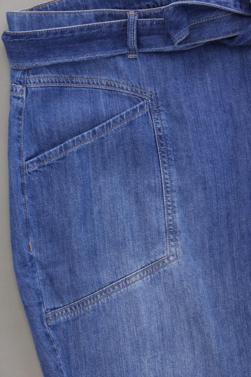Brax Straight Jeans Gr. 48 mit Gürtel blau