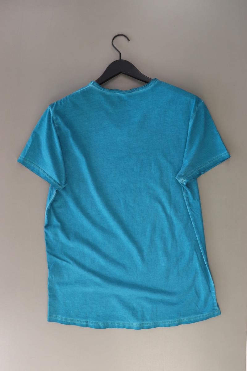 No Excess T-Shirt für Herren Gr. XL Kurzarm türkis aus Baumwolle