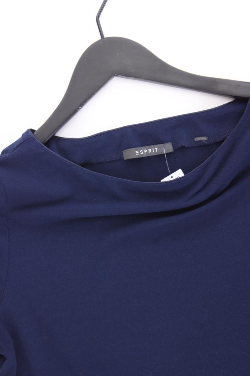 Esprit Kurzarmbluse Gr. M blau