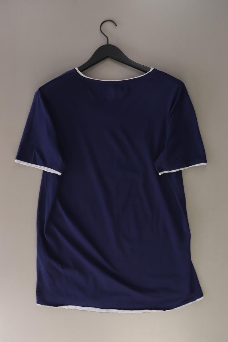 Tom Tailor (Denim) T-Shirt für Herren Gr. XL Kurzarm blau aus Baumwolle