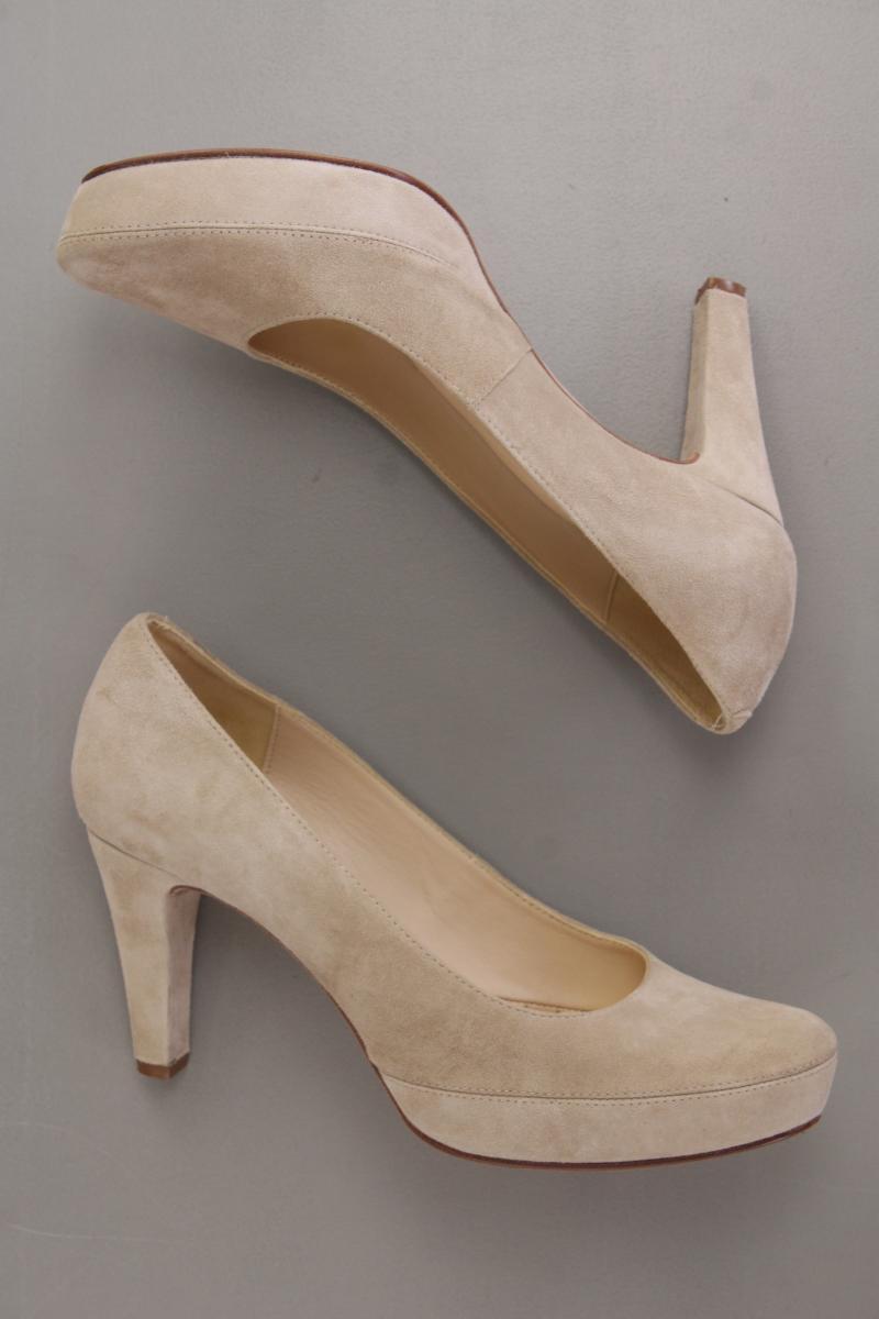 Unisa Pumps Gr. 40 creme aus Leder