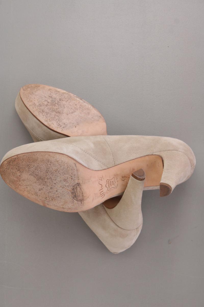 Unisa Pumps Gr. 40 creme aus Leder