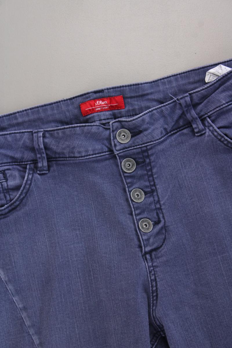 s.Oliver Shorts Gr. 44 blau aus Baumwolle