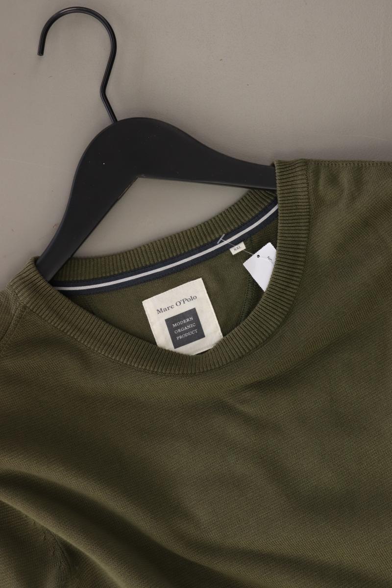 Marc O'Polo Feinstrickpullover für Herren Gr. XXL olivgrün aus Baumwolle