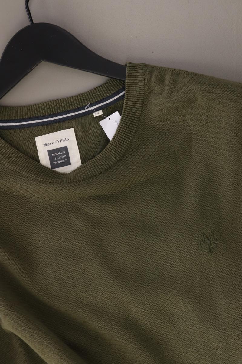 Marc O'Polo Feinstrickpullover für Herren Gr. XXL olivgrün aus Baumwolle