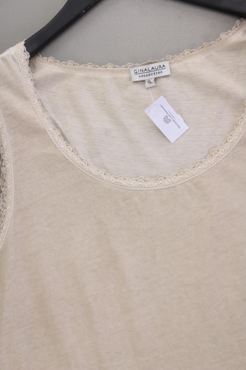 Gina Laura Trägertop Gr. XL creme