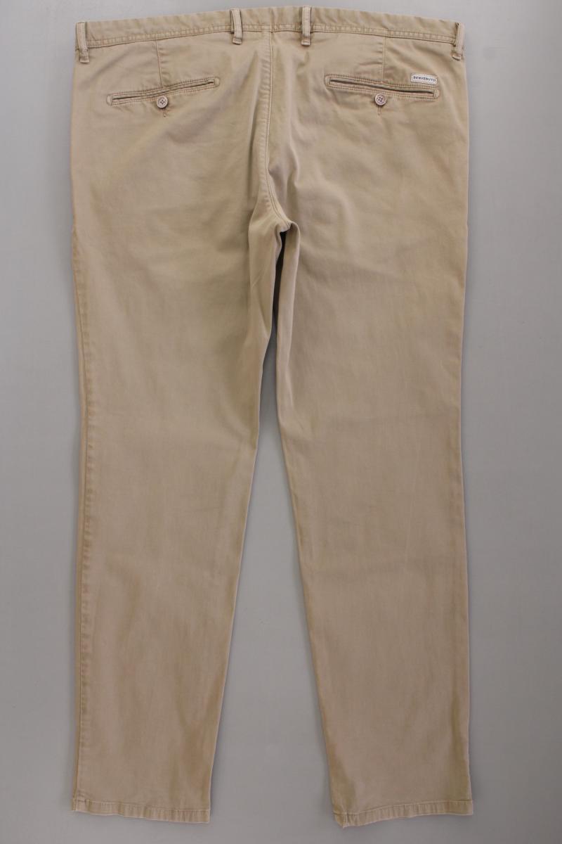 BENVENUTO Chinohose für Herren Gr. Kurzgröße 28 braun aus Baumwolle