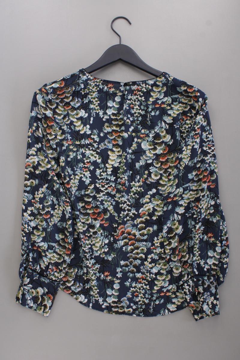 Zara Langarmbluse Gr. L mit Blumenmuster mehrfarbig