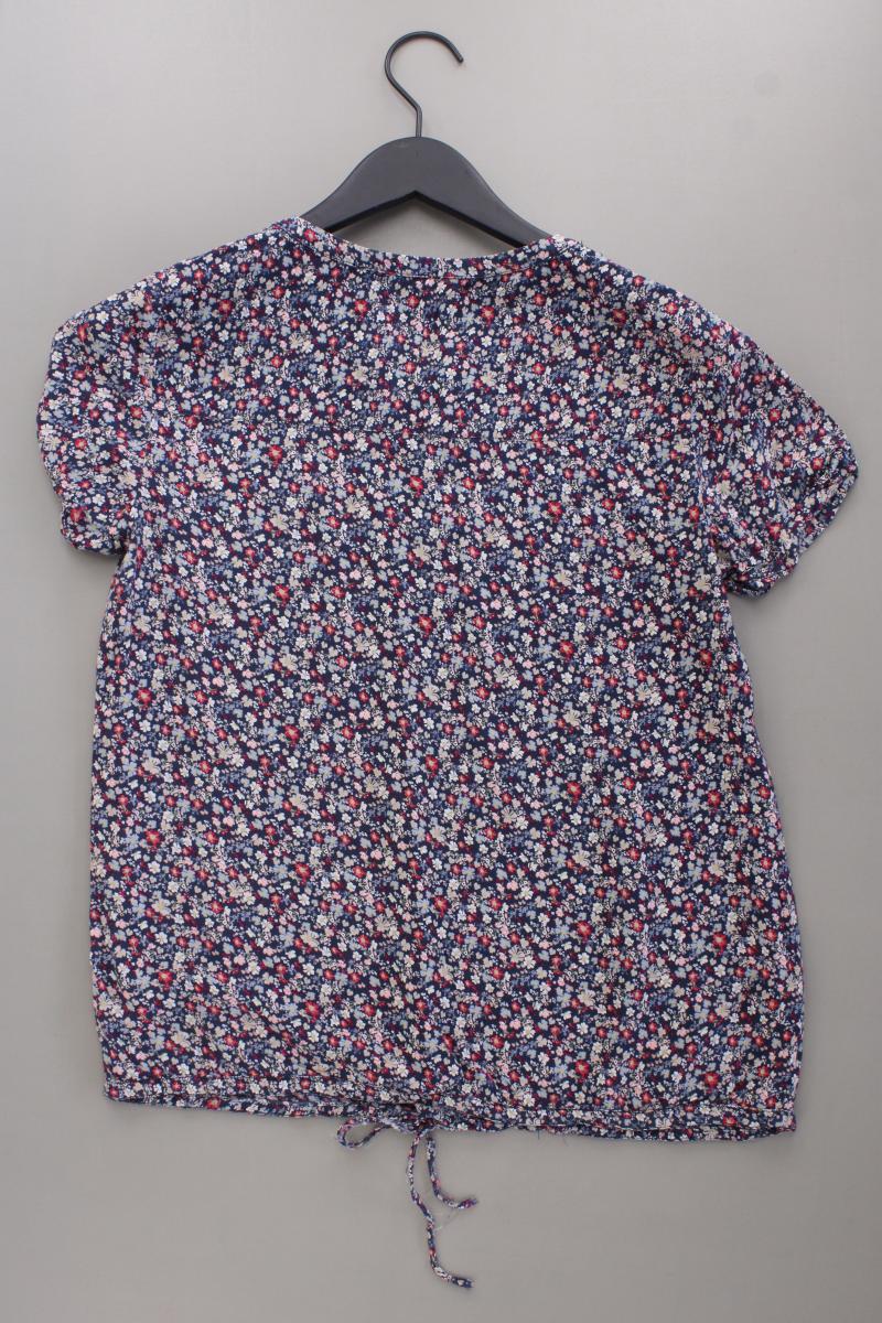 Tom Tailor Kurzarmbluse Gr. 36 mit Blumenmuster mehrfarbig