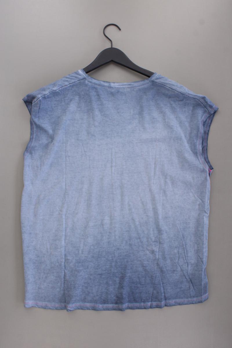 Cecil T-Shirt Gr. XL Kurzarm blau aus Baumwolle