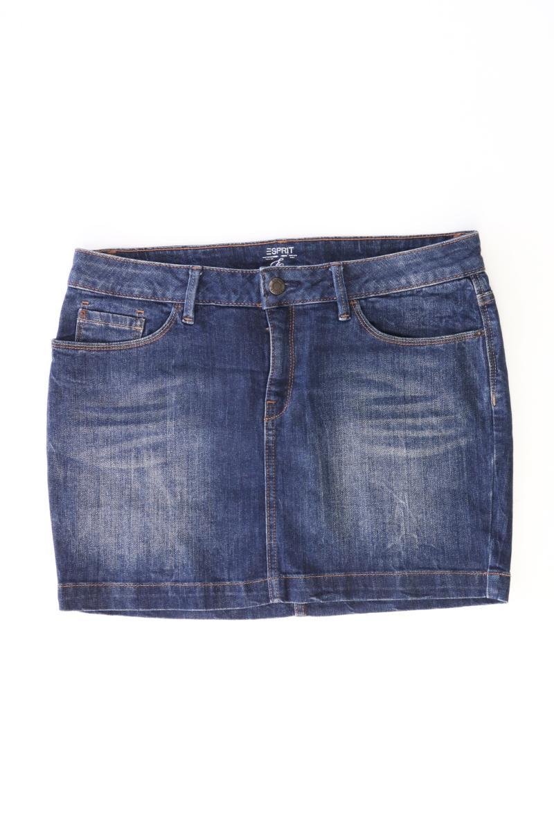 Esprit Jeansrock Gr. W29 blau aus Baumwolle