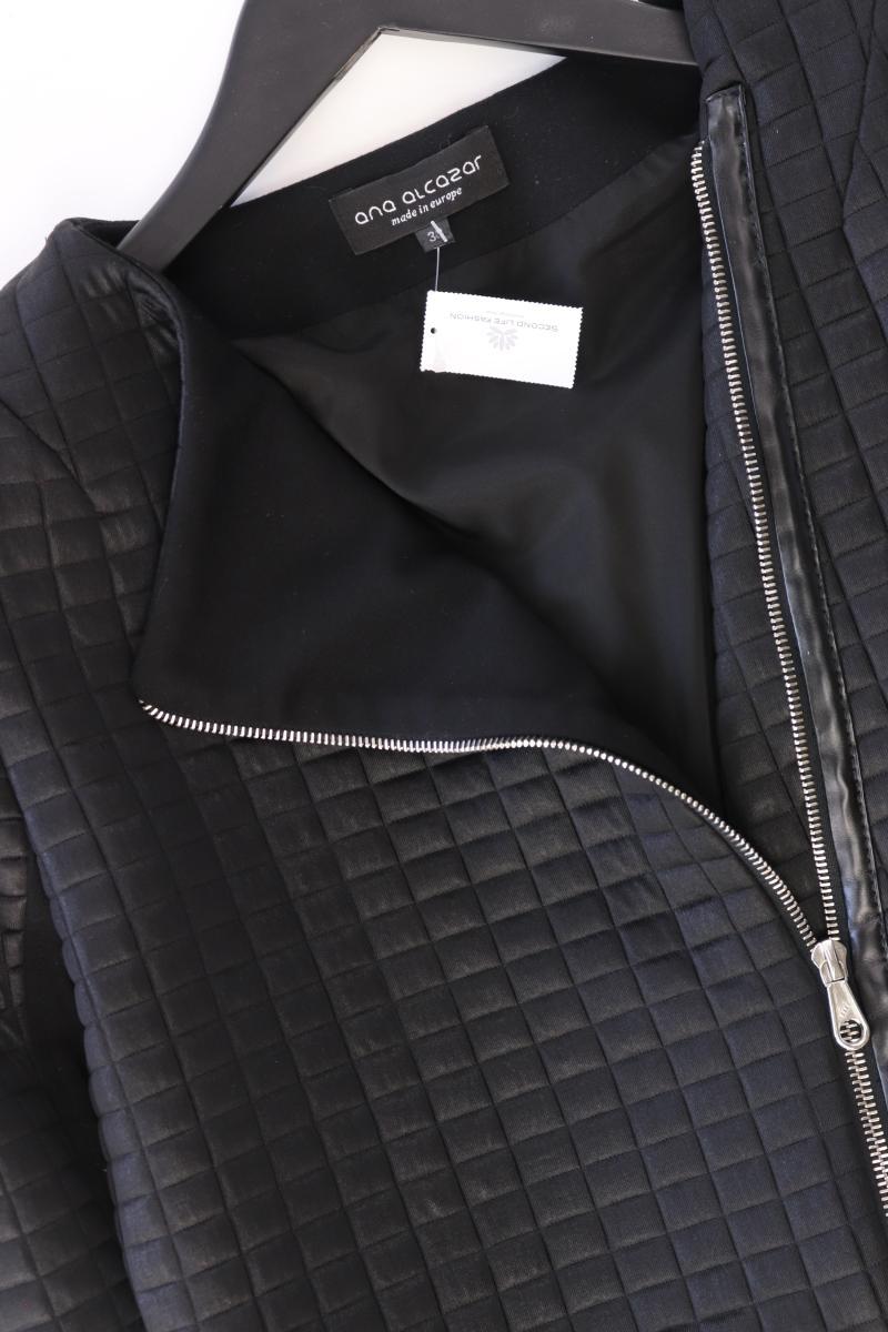 Ana Alcazar Regular Cardigan Gr. 38 Langarm schwarz aus Polyester