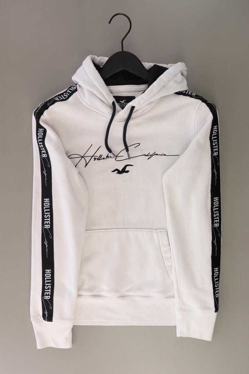 Hollister Hoodie Gr. XS weiß aus Baumwolle