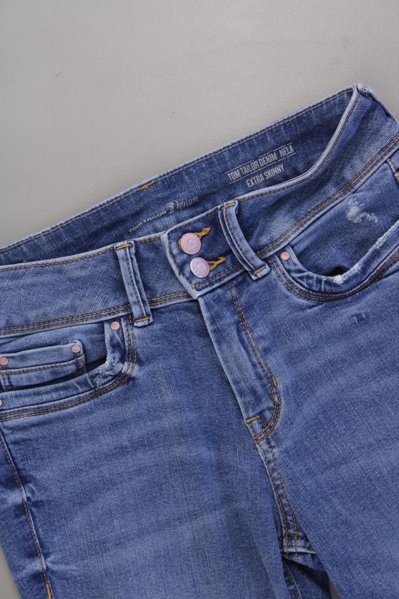 Tom Tailor (Denim) Skinny Jeans Gr. W26 blau aus Baumwolle