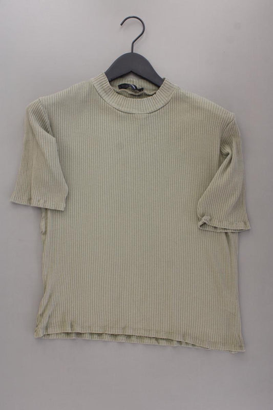 Hallhuber T-Shirt Gr. L Kurzarm olivgrün
