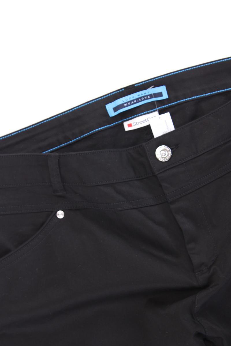 Street One Hose Gr. 46/L26 schwarz aus Baumwolle