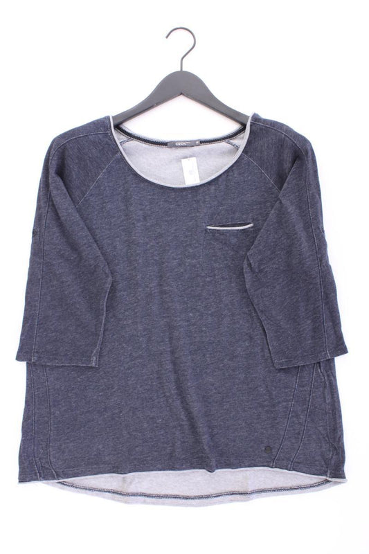 Cecil Classic Shirt Gr. XL 3/4 Ärmel blau aus Baumwolle