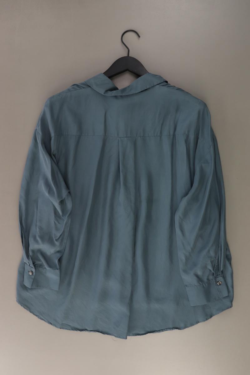 Luisa Cerano Seidenbluse Gr. 42 Langarm türkis
