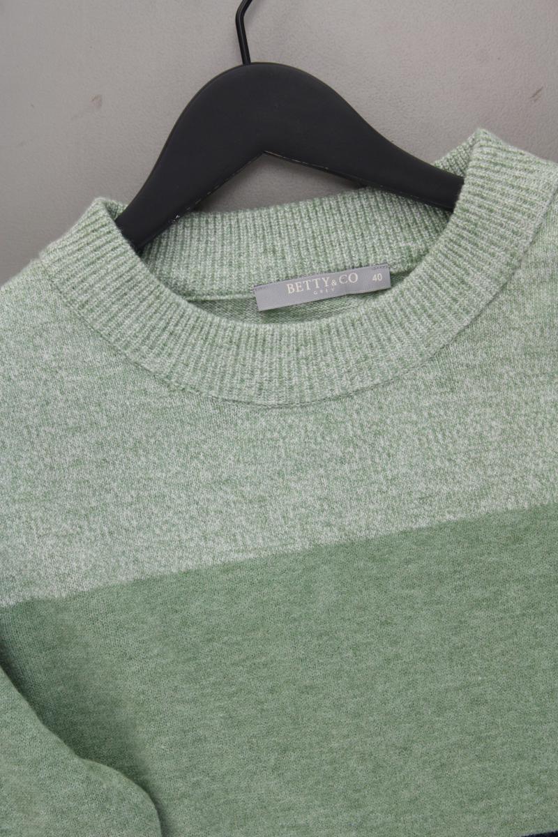 Betty & Co. Feinstrickpullover Gr. 40 gestreift mehrfarbig aus Viskose