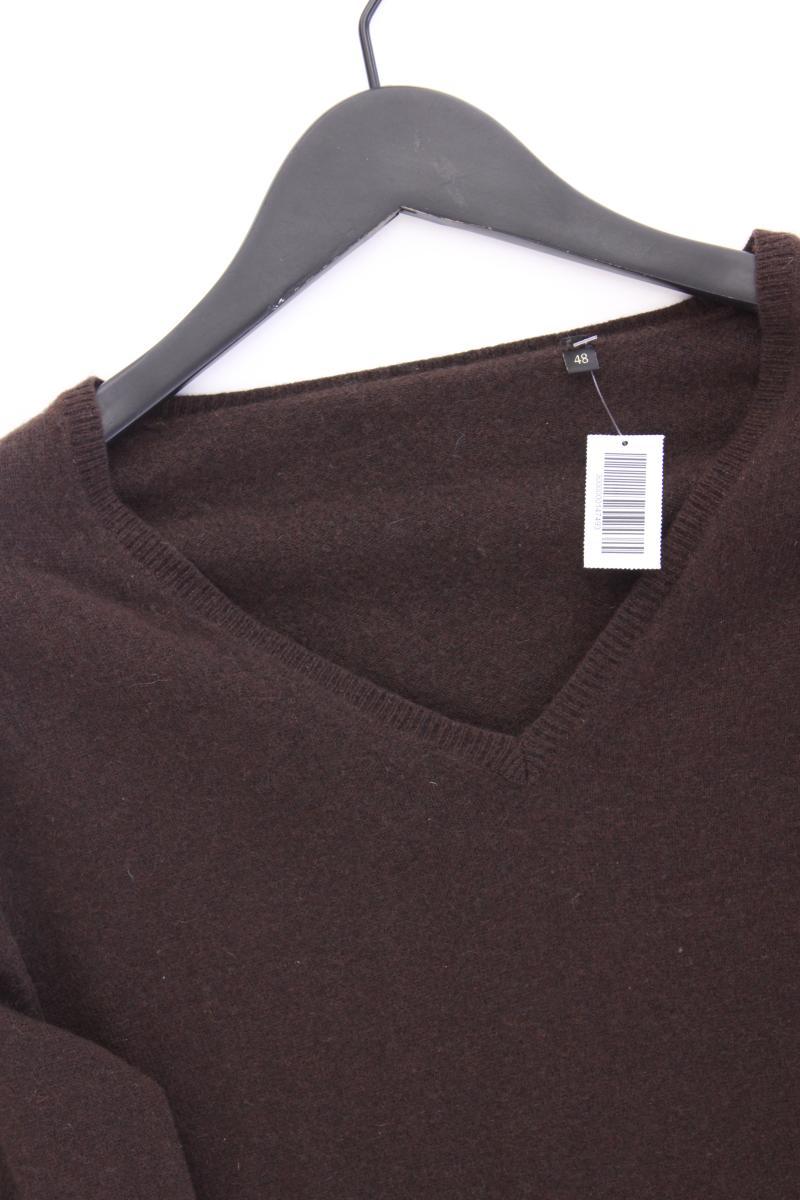 Todd & Duncan Cashmerepullover Gr. IT 48 (L) braun aus Kaschmir