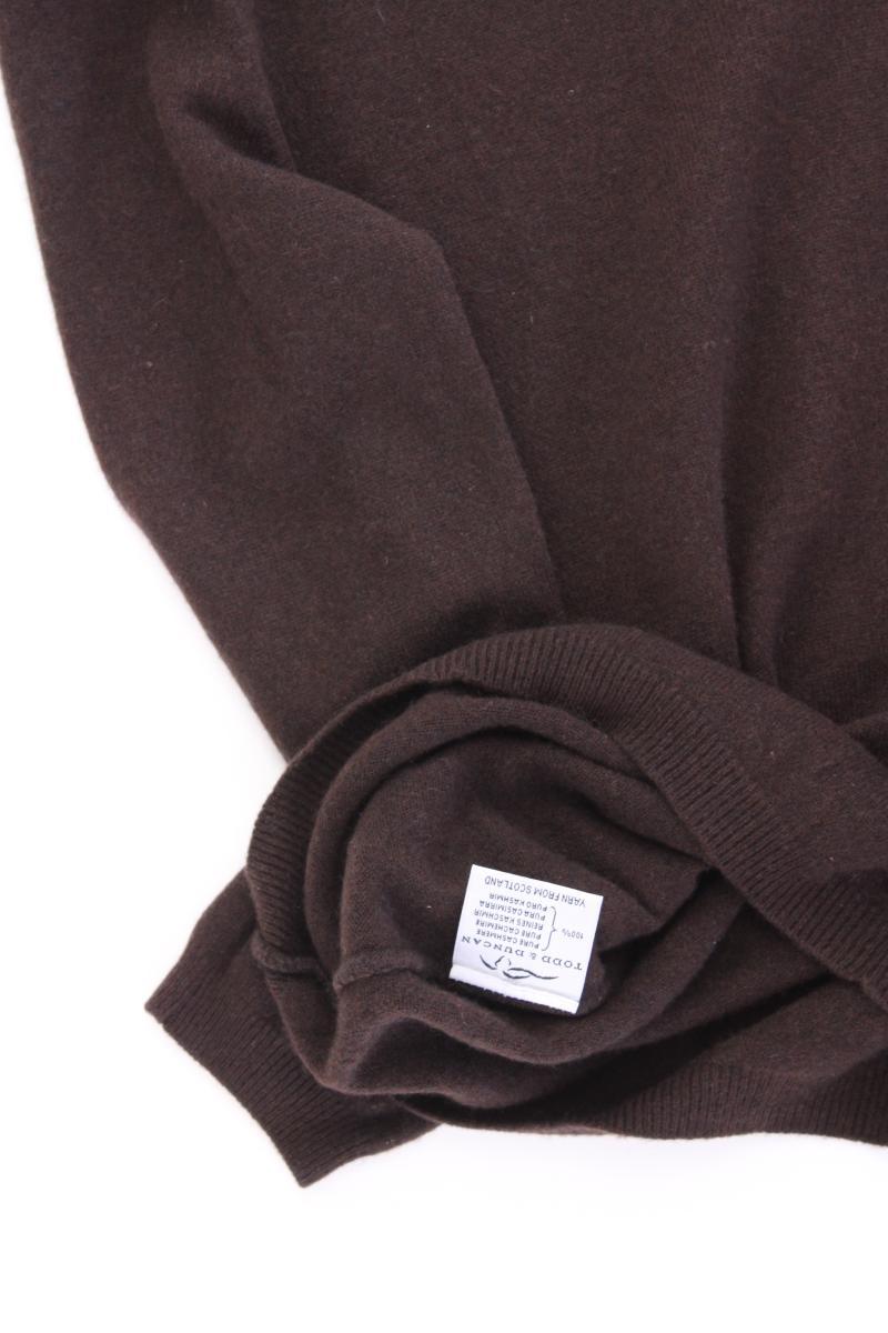 Todd & Duncan Cashmerepullover Gr. IT 48 (L) braun aus Kaschmir