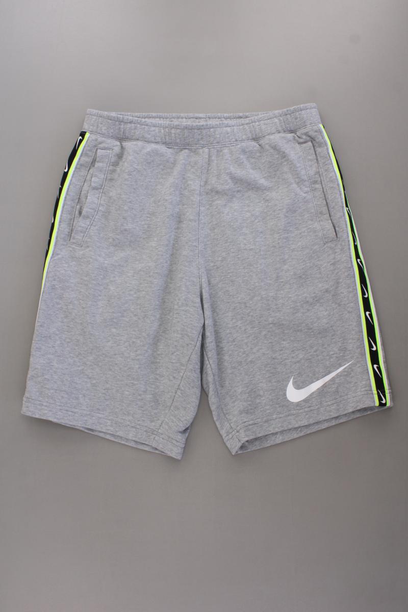 Nike Sweatshorts für Herren Gr. M grau aus Baumwolle