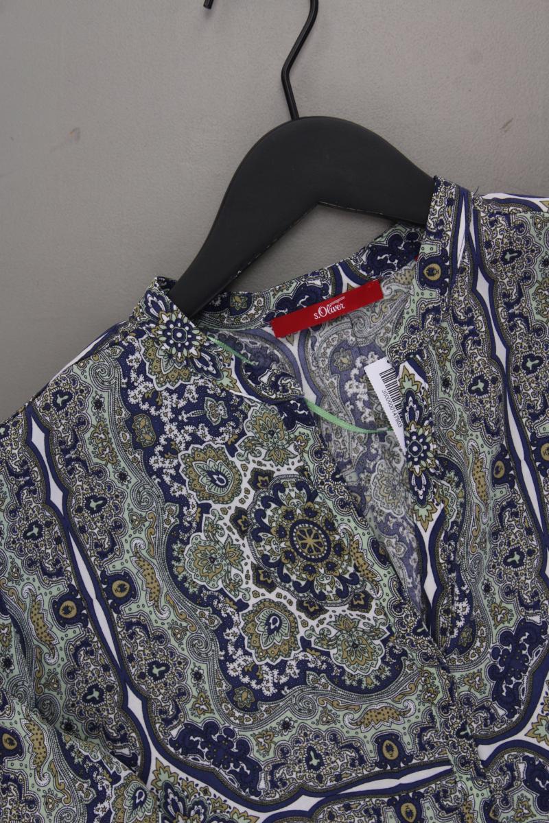 s.Oliver Langarmbluse Gr. 40 mit Paisleymuster neuwertig mehrfarbig