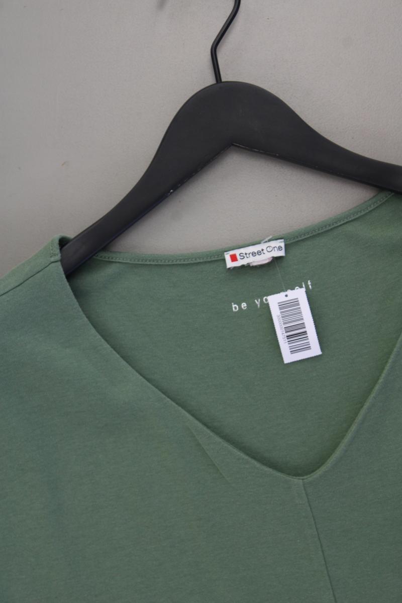 Street One T-Shirt Gr. 46 Kurzarm grün