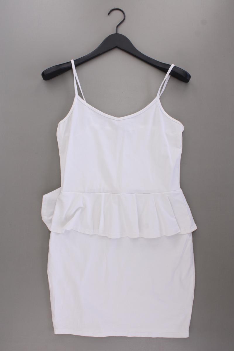New Look Trägerkleid Gr. UK 14 (M) weiß