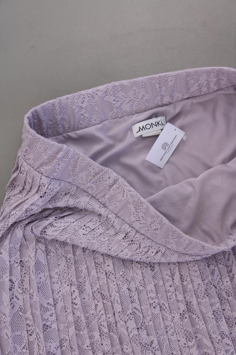 Monki Stretchrock Gr. M lila aus Polyester