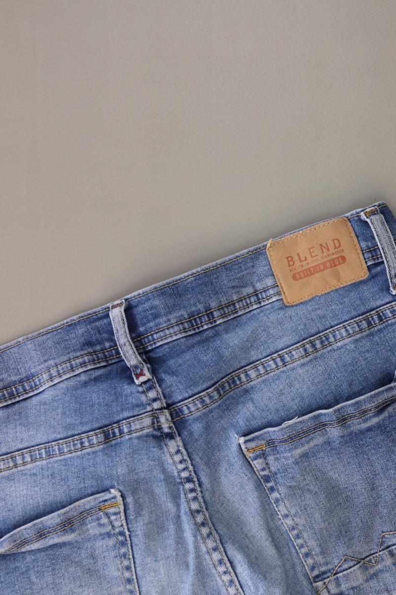 Blend Jeansshorts für Herren Gr. M blau aus Baumwolle