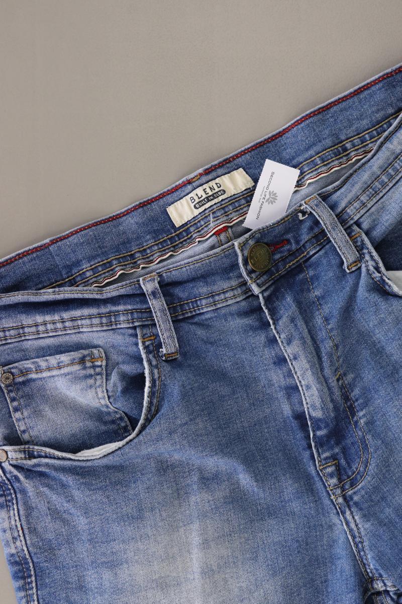 Blend Jeansshorts für Herren Gr. M blau aus Baumwolle