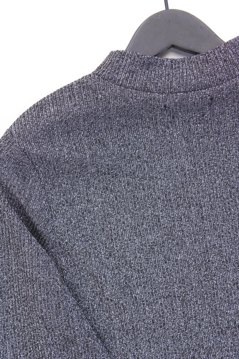 Reserved Longsleeve-Shirt Gr. XL Langarm mit Glitzer silber aus Polyester