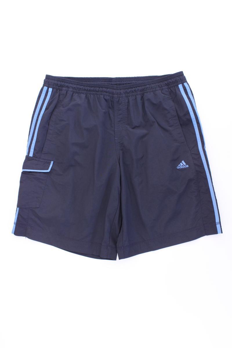 Adidas Sportshorts für Herren Gr. L blau aus Polyester
