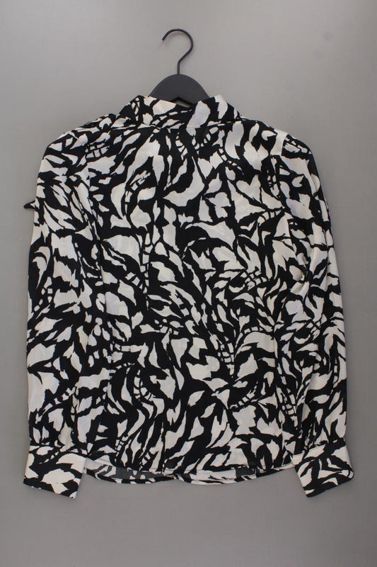 Mango Langarmbluse Gr. M schwarz aus Polyester