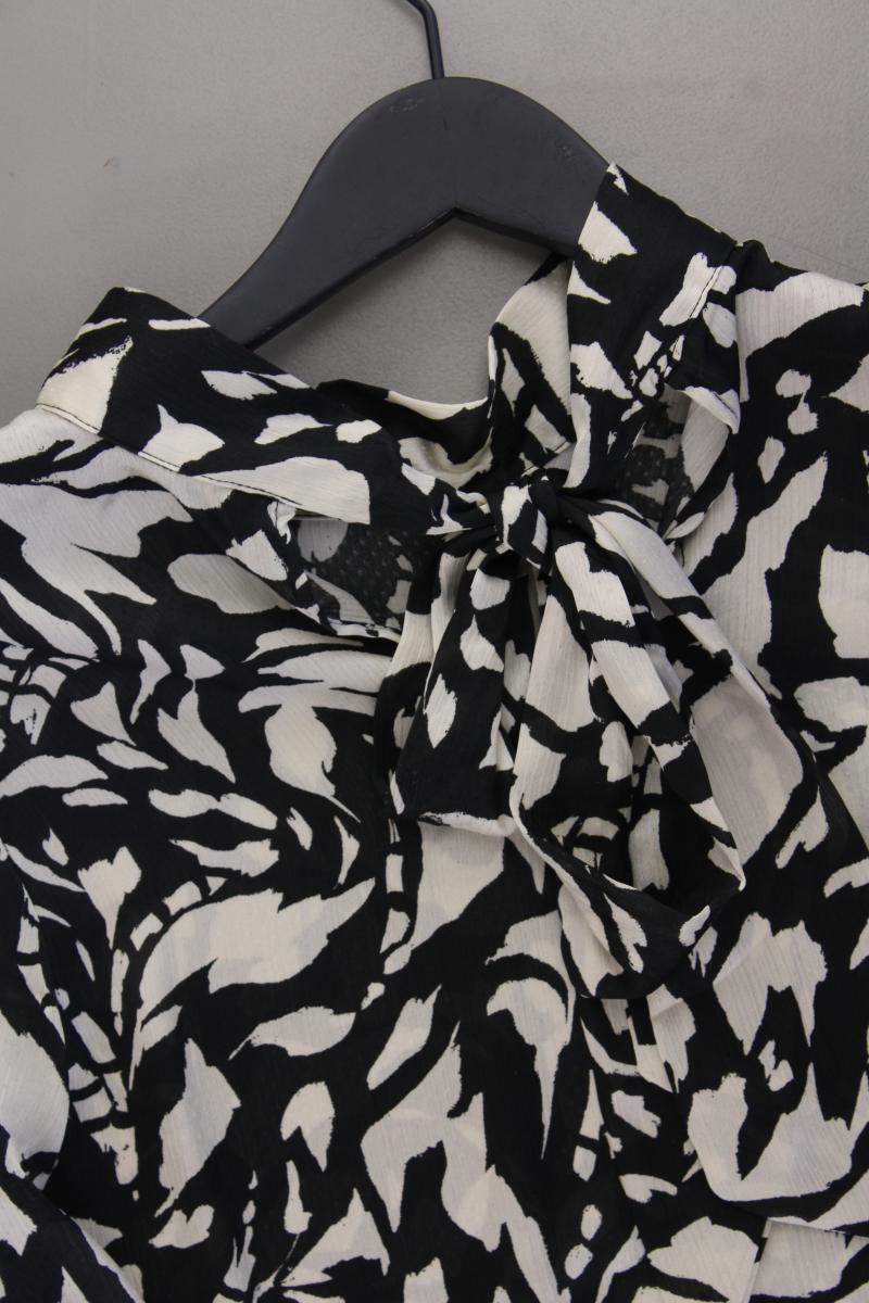 Mango Langarmbluse Gr. M schwarz aus Polyester