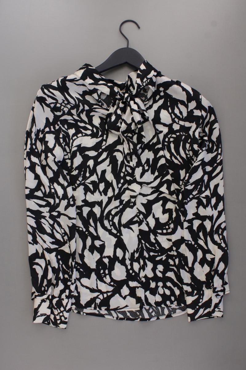 Mango Langarmbluse Gr. M schwarz aus Polyester