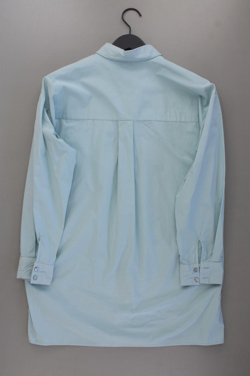 Smith & Soul Oversize Bluse Gr. XS Langarm blau aus Baumwolle