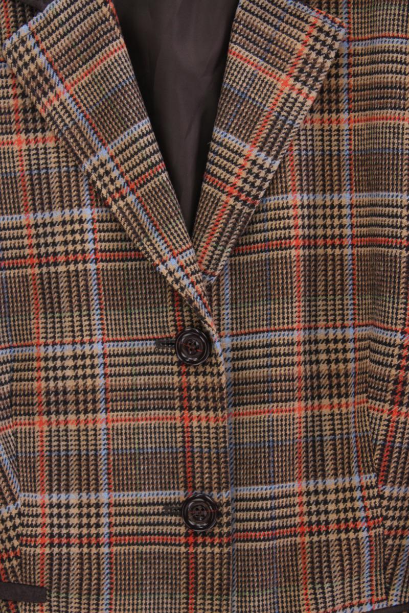LEBEK Barbara Lebek Longblazer Gr. 46 kariert braun aus Polyacryl