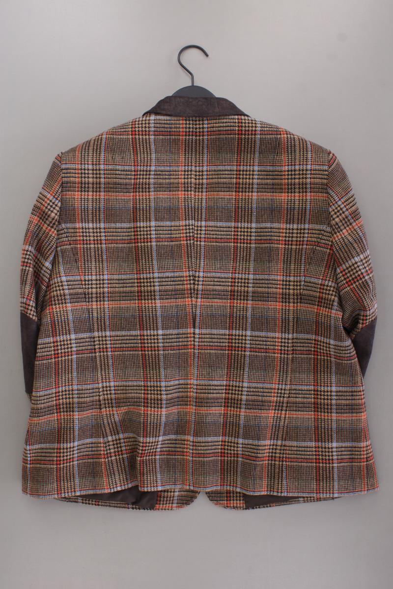 LEBEK Barbara Lebek Longblazer Gr. 46 kariert braun aus Polyacryl
