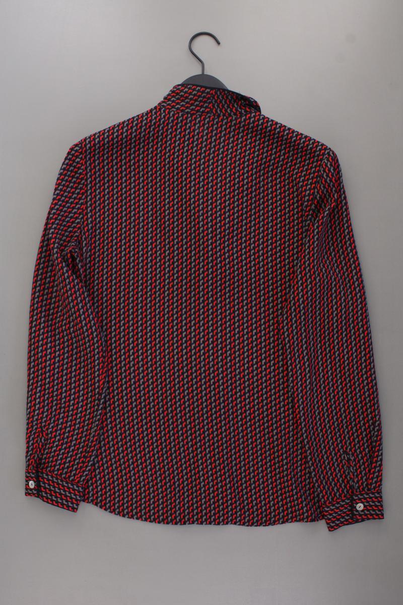 Closed Seidenbluse Gr. XL geometrisches Muster neuwertig Langarm rot