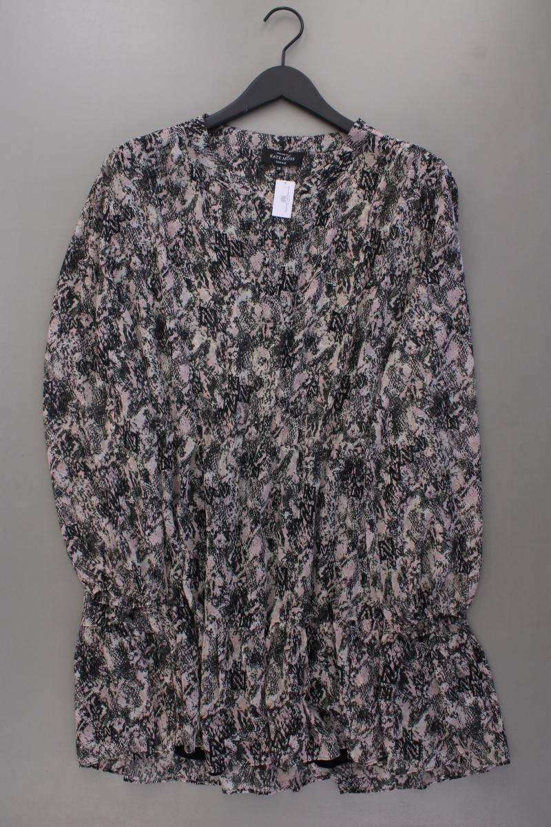 Nikkie x Kate Moss Kleid Gr. 38 Langarm grau aus Polyester