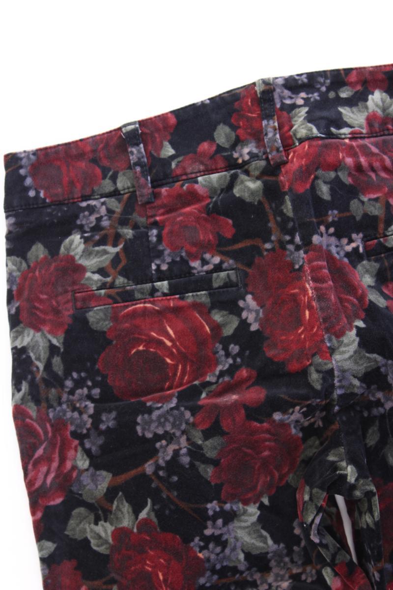 Cambio Hose Gr. 36 mit Blumenmuster mehrfarbig aus Baumwolle