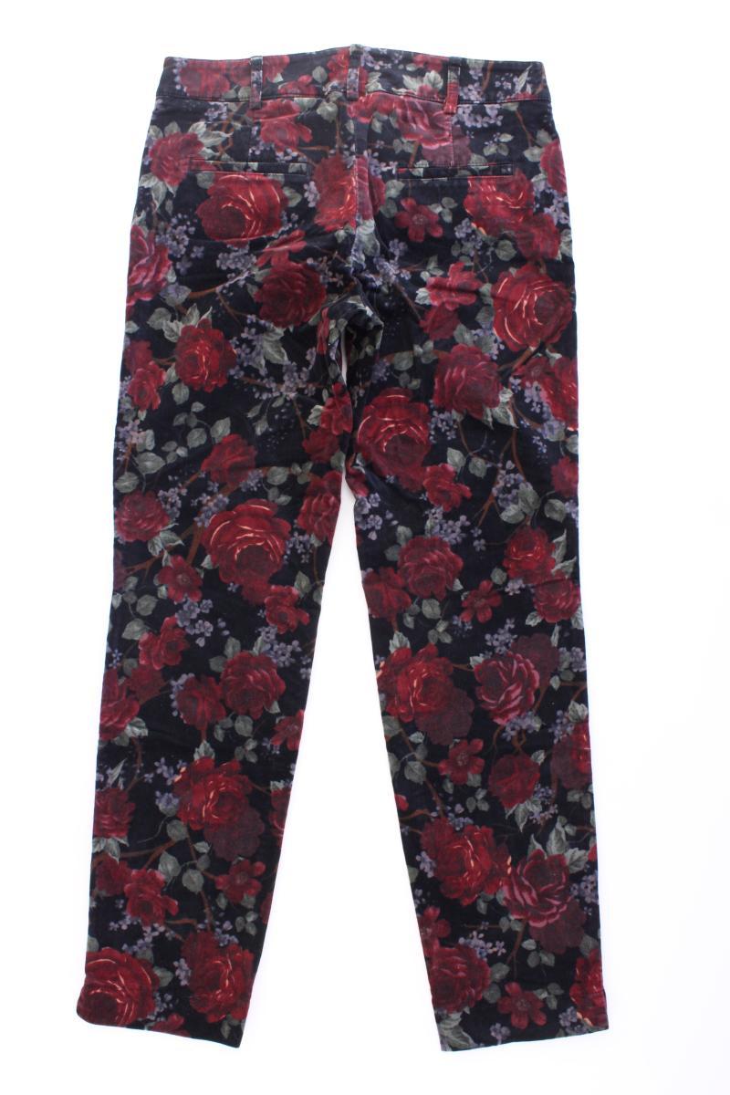 Cambio Hose Gr. 36 mit Blumenmuster mehrfarbig aus Baumwolle