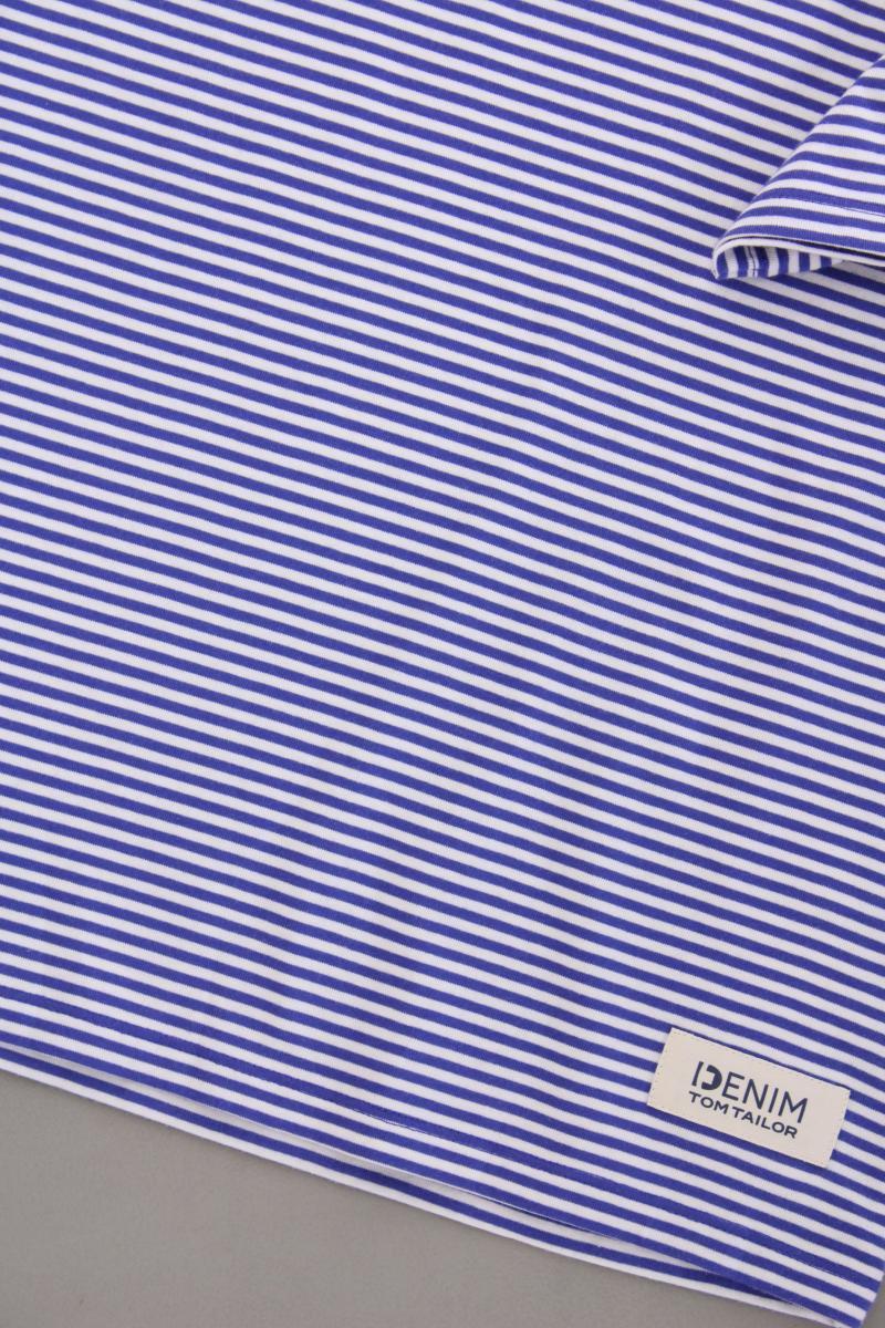 Tom Tailor (Denim) Ringelshirt Gr. L gestreift Kurzarm blau