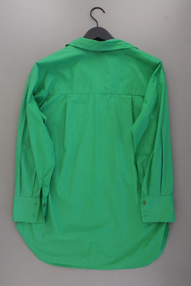 Smith & Soul Oversize Bluse Gr. XS Langarm grün aus Baumwolle