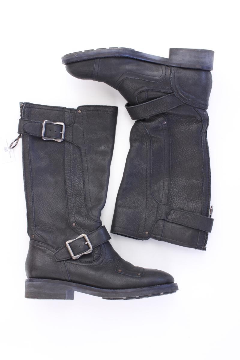 Yin Made In Italy Lederstiefel Gr. 38 schwarz
